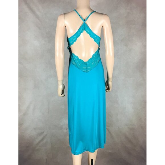 INC Chemise Full Length Nightgown, Tropical Green NWT XS - Picture 11 of 11